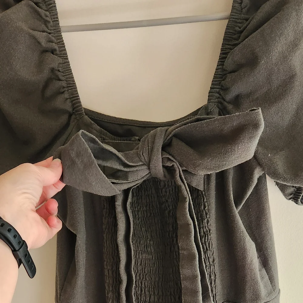 Olive green jumpsuit - Picture 4 of 6